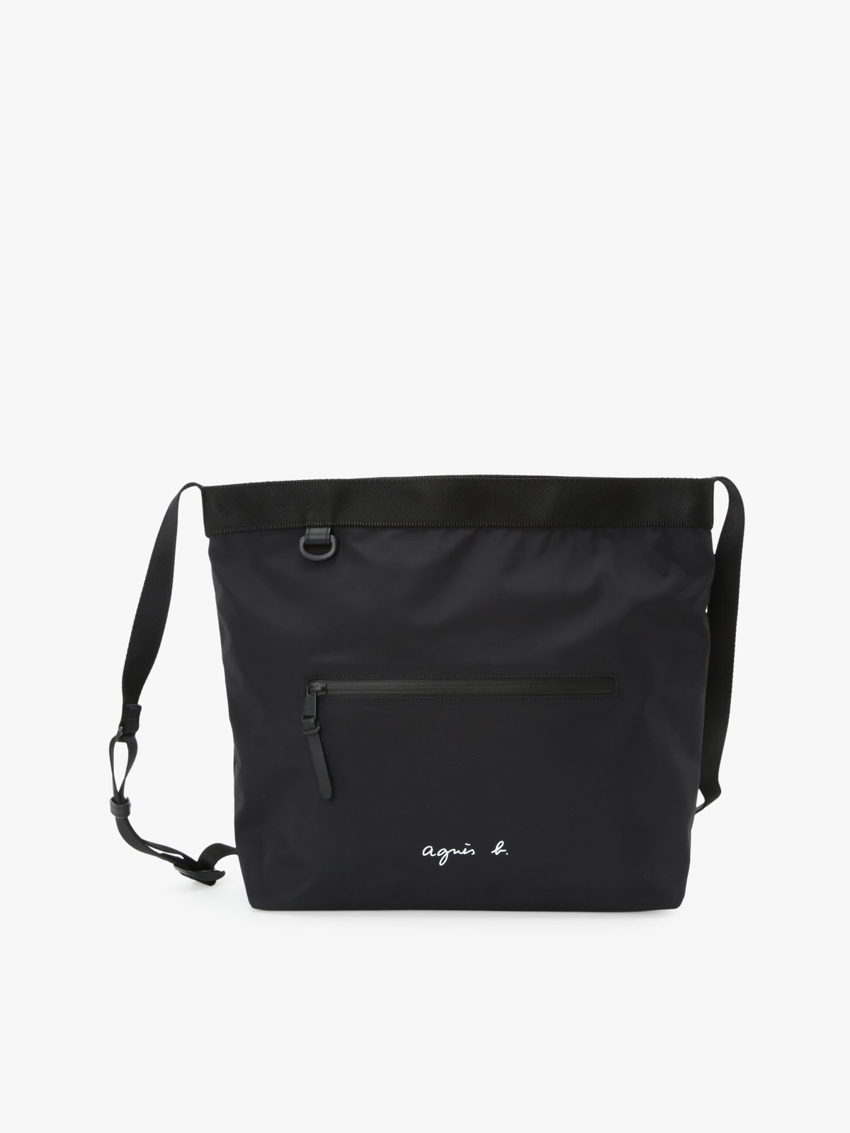 VOYAGE メンズ バッグ＆ウォレット ナイロン ラージ ショルダーバッグ ”Fred” ABH02-02 ブラック