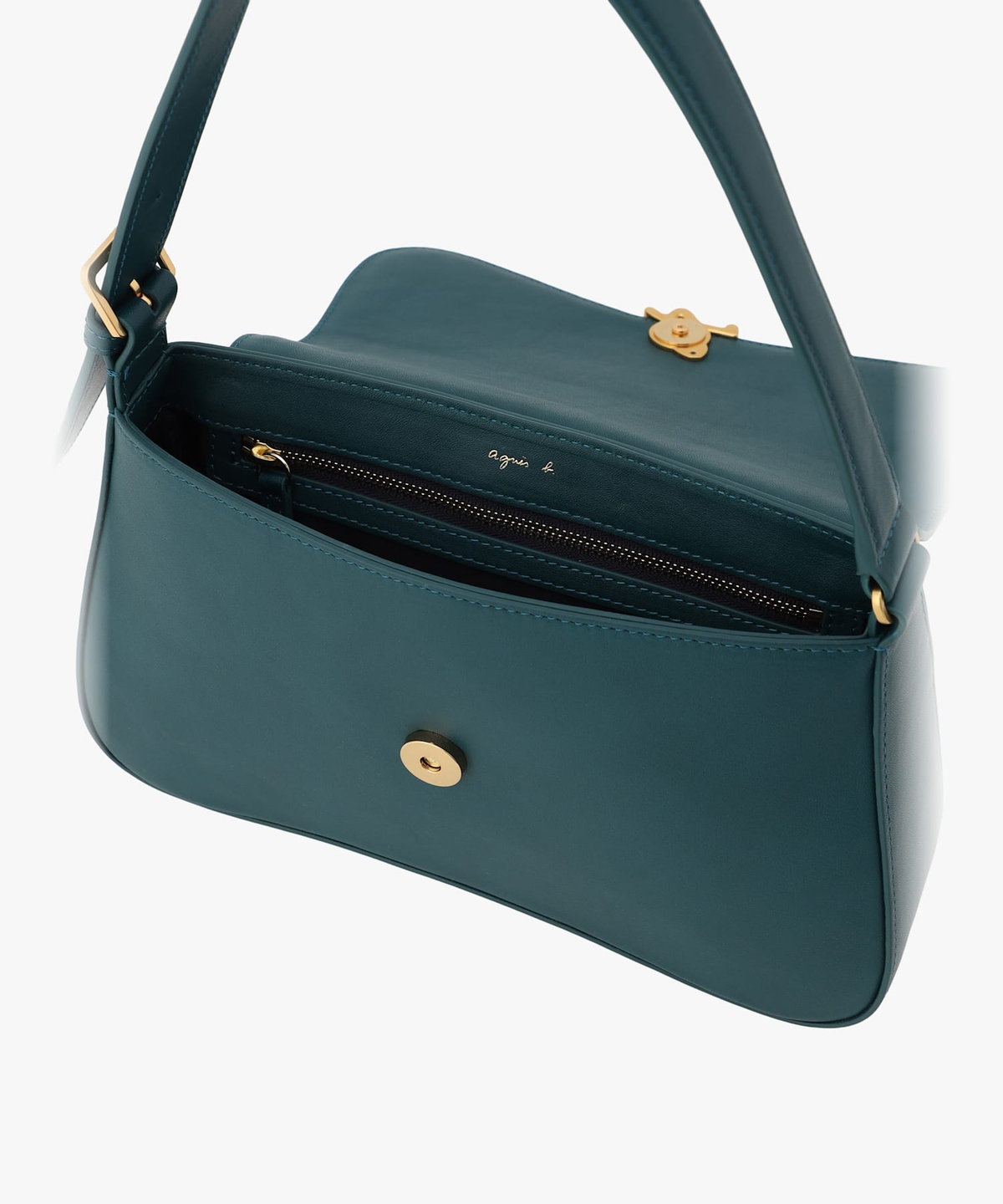 VOYAGE ウィメンズ バッグ＆ウォレット レザー ミディアム ショルダーバッグ "Ingrid" ZAS04-01 グリーン