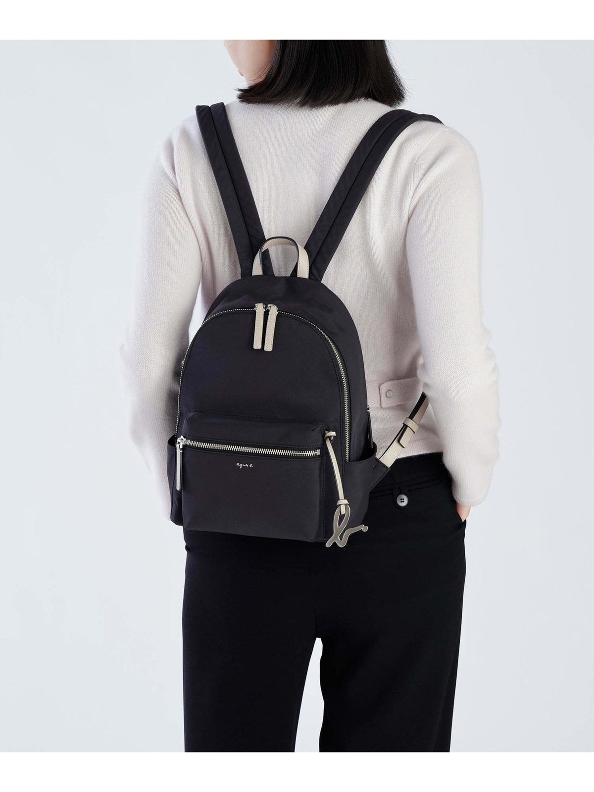 VOYAGE ウィメンズ バッグ＆ウォレット ナイロン スモール バックパック"Adele"  ZAS10-03 ベージュ