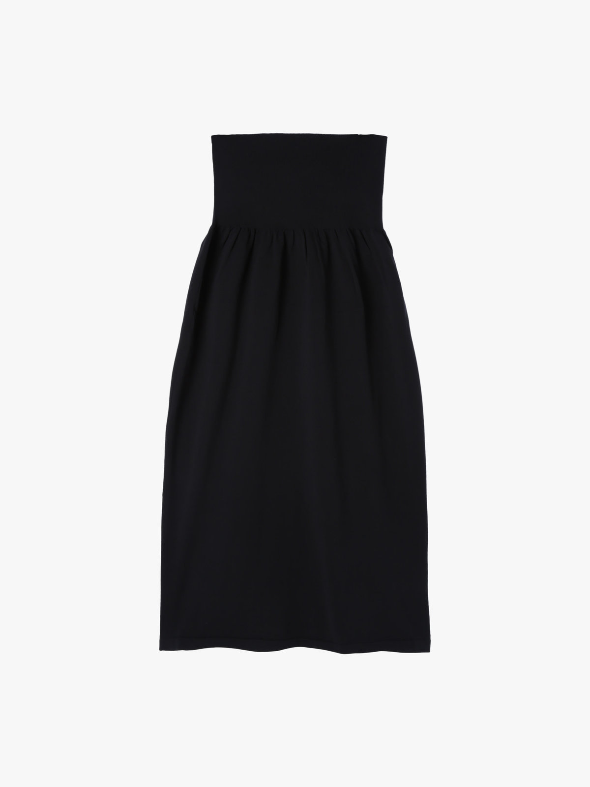 To b. by agnès b. 【Outlet】WW46 JUPE パフィーニットスカート ブラック