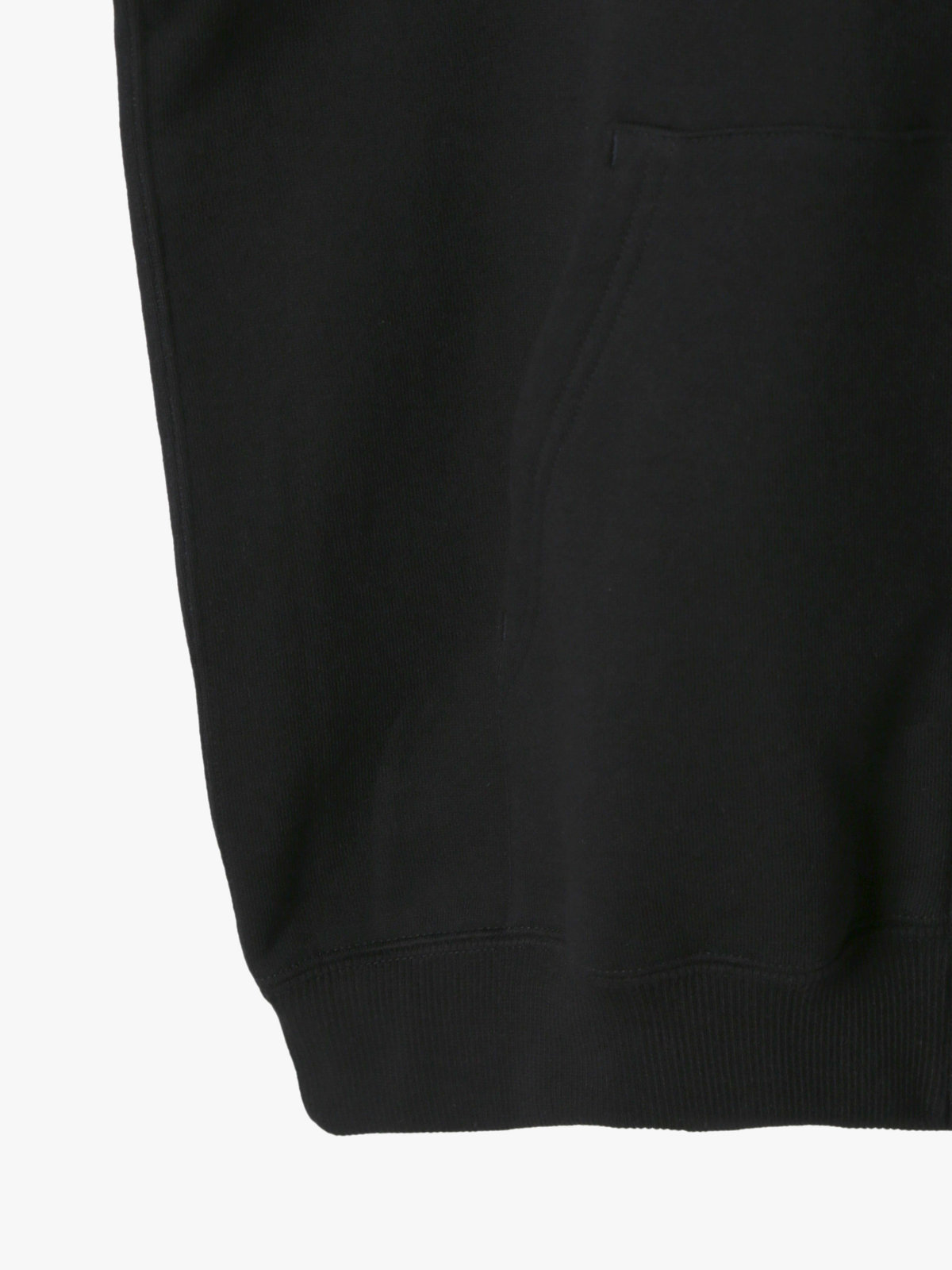 HOMME メンズ メンズ ”b.”ロゴ 刺繍 コットン スウェット フーディー ”Porto” ブラック