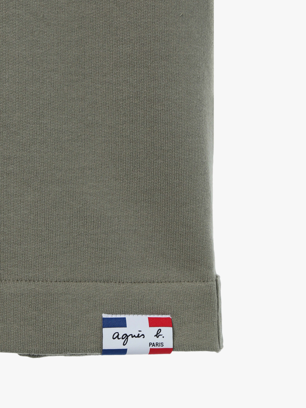 HOMME メンズ メンズ オーガニックコットン メルトン 長袖 カーディガンプレッション ”Nacre”  [Made in France] グリーン系その他