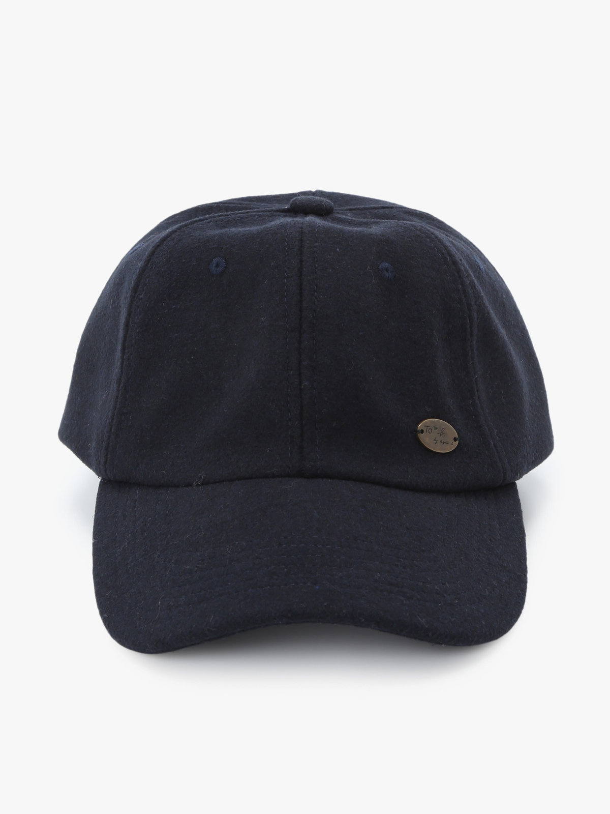To b. by agnès b. 【Outlet】ロゴ プレート キャップ ネイビー