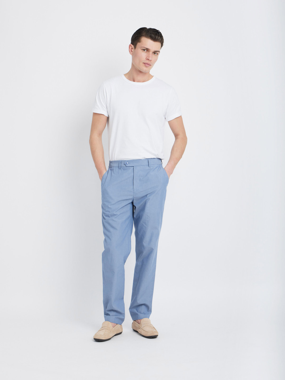 HOMME メンズ UU34 PANTALON パンツ ブルー系その他