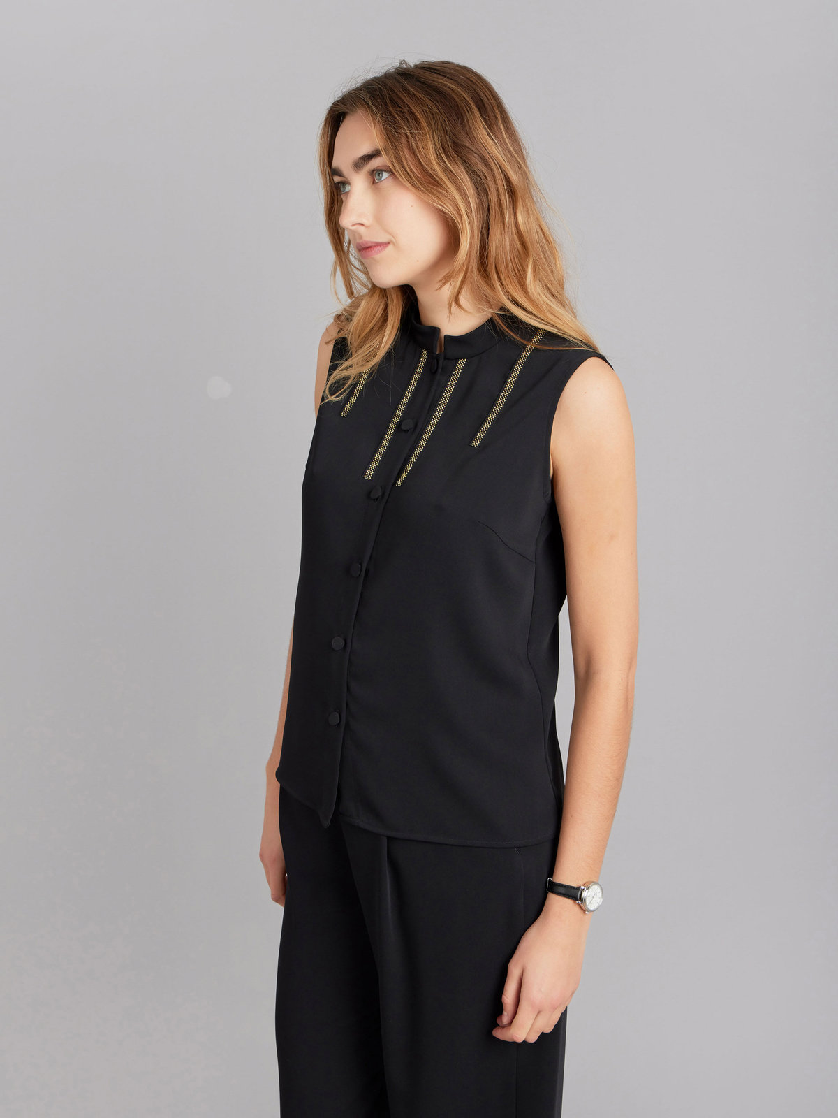 FEMME ウィメンズ UQ87 CHEMISE ブラウス ブラック