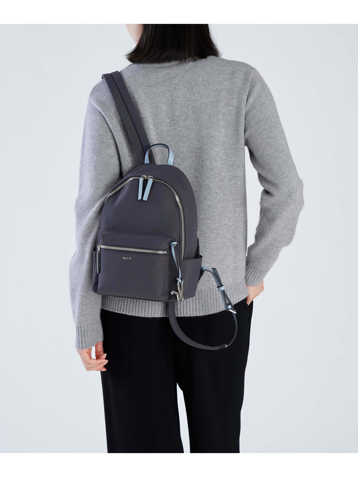 VOYAGE ウィメンズ バッグ＆ウォレット ナイロン スモール バックパック "Adele" ZAS10-03 ブルー