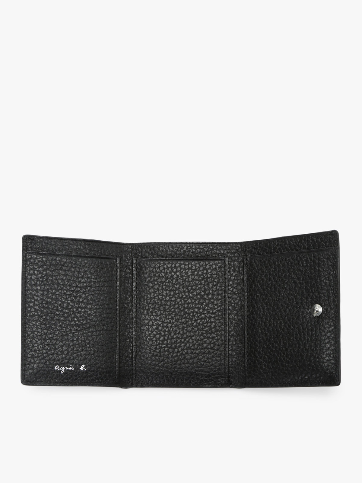 VOYAGE メンズ バッグ＆ウォレット レザー 三つ折り ウォレット ABH05-02 ブラック