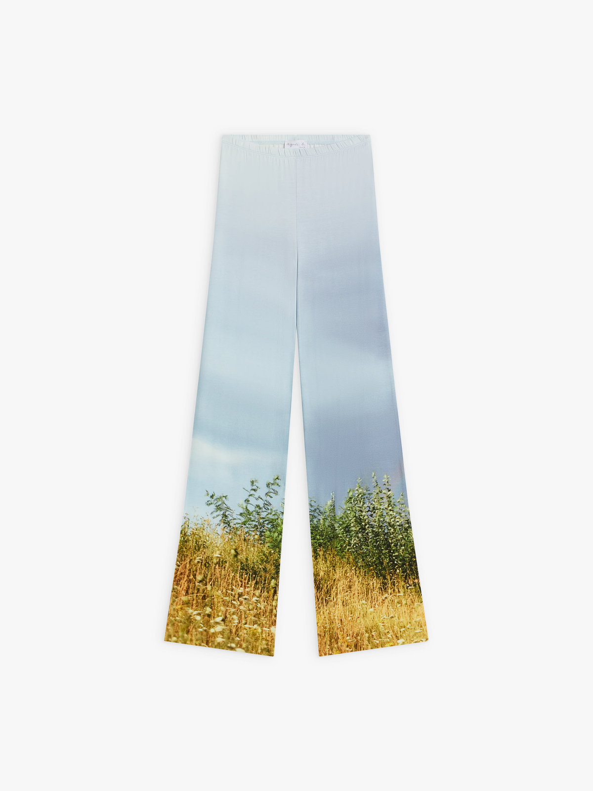 FEMME ウィメンズ 【Outlet】フォトプリント フレアパンツ ”Les champs ? Hoedic” マルチ