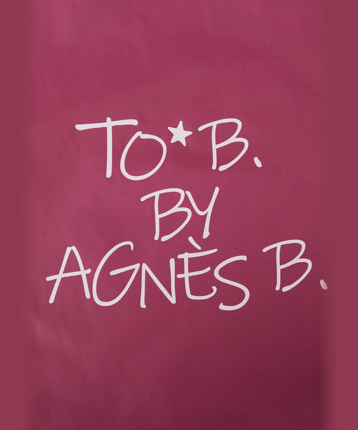 To b. by agnès b. マルチカラー ロゴ トート セット ボルドー