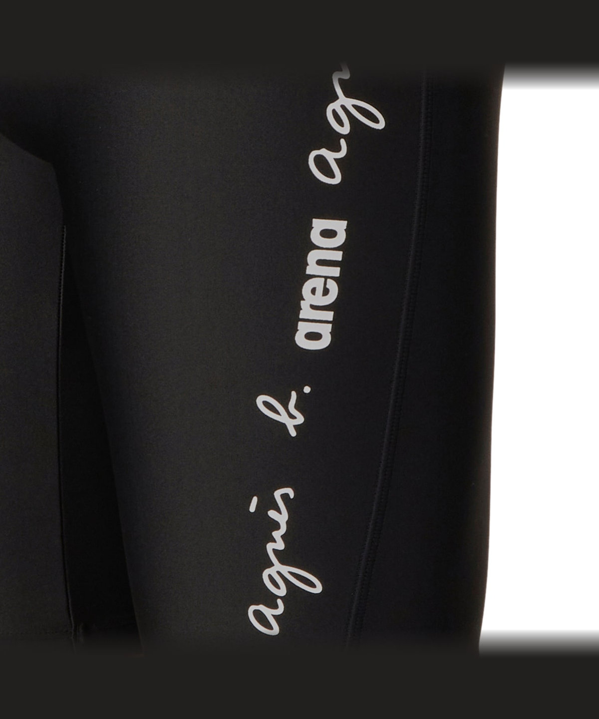 HOMME メンズ agnes b. x arena フィットネススパッツ 水着 ブラック