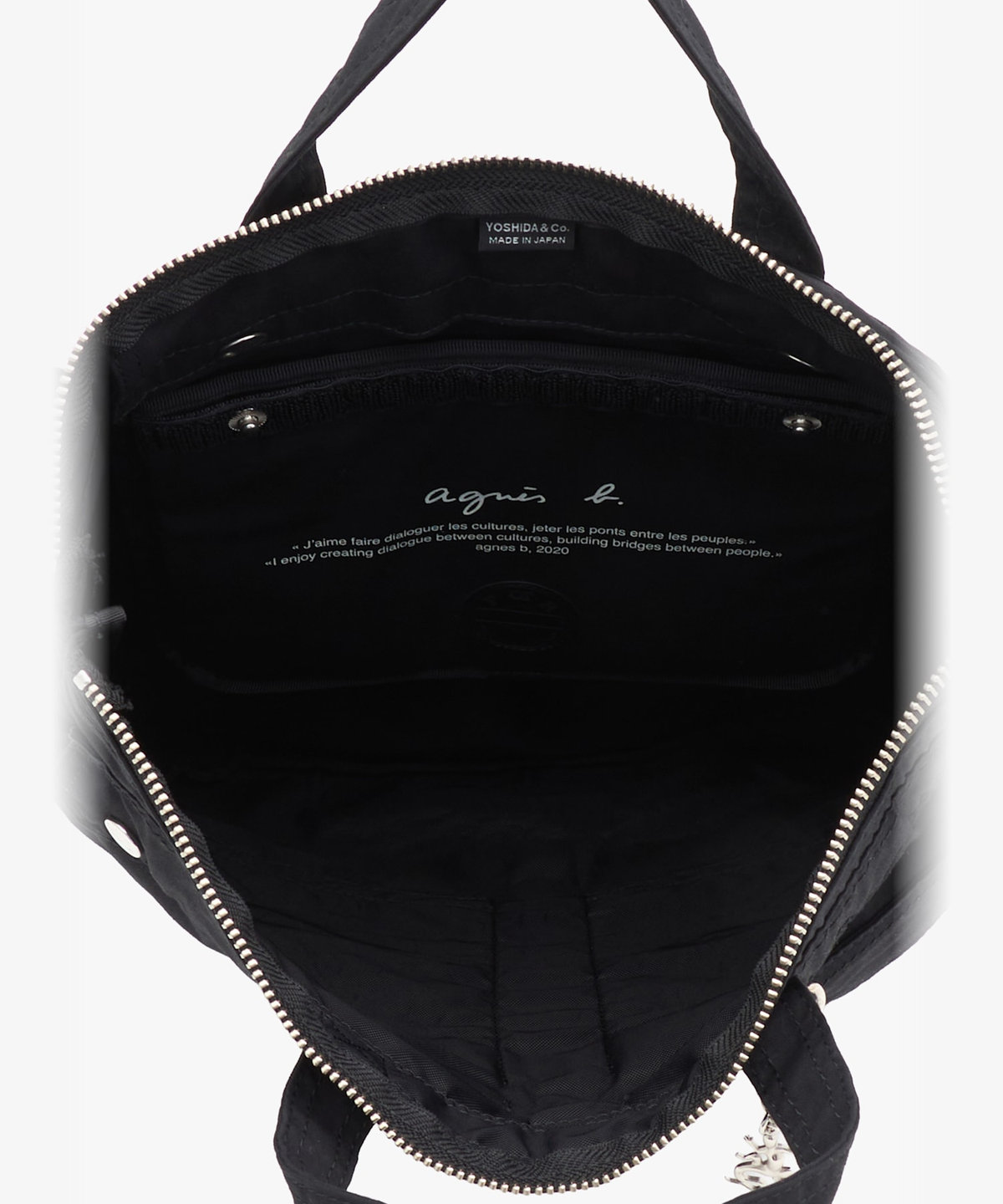VOYAGE メンズ バッグ＆ウォレット agnes b. x POTR 2WAY ヘルメットバッグ POTR01-01 ブラック