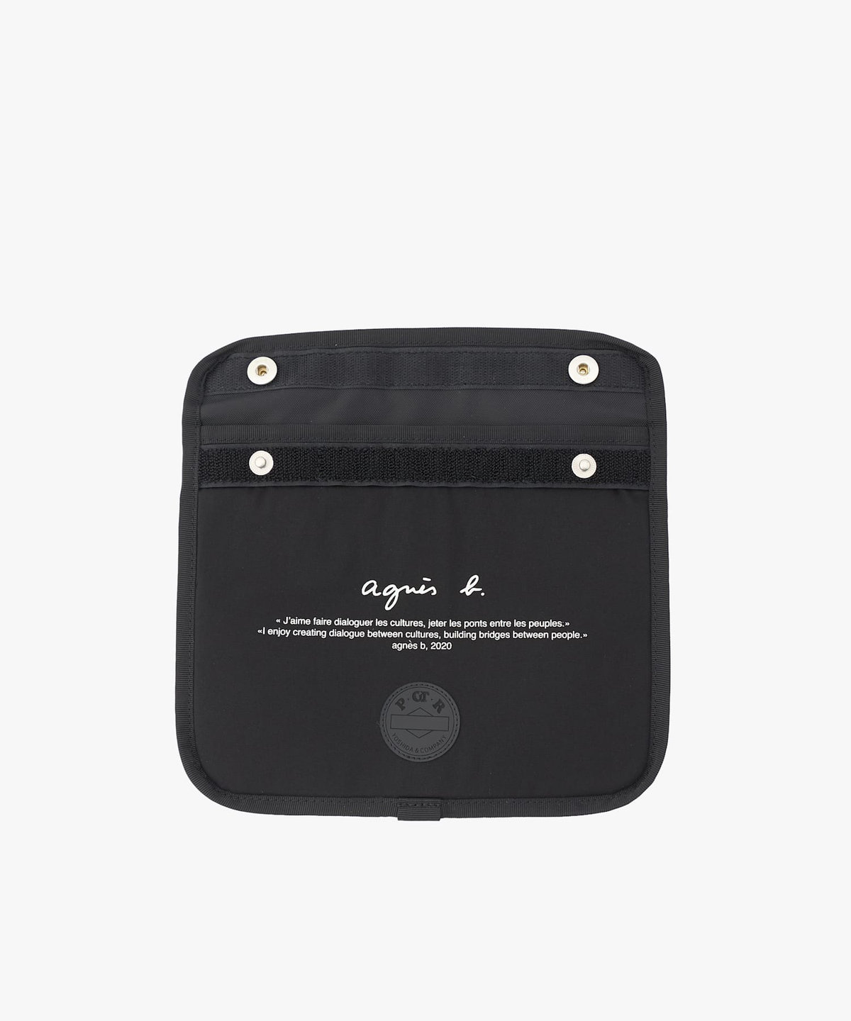 VOYAGE メンズ バッグ＆ウォレット agnes b. x POTR 2WAY ヘルメットバッグ POTR01-01 ブラック