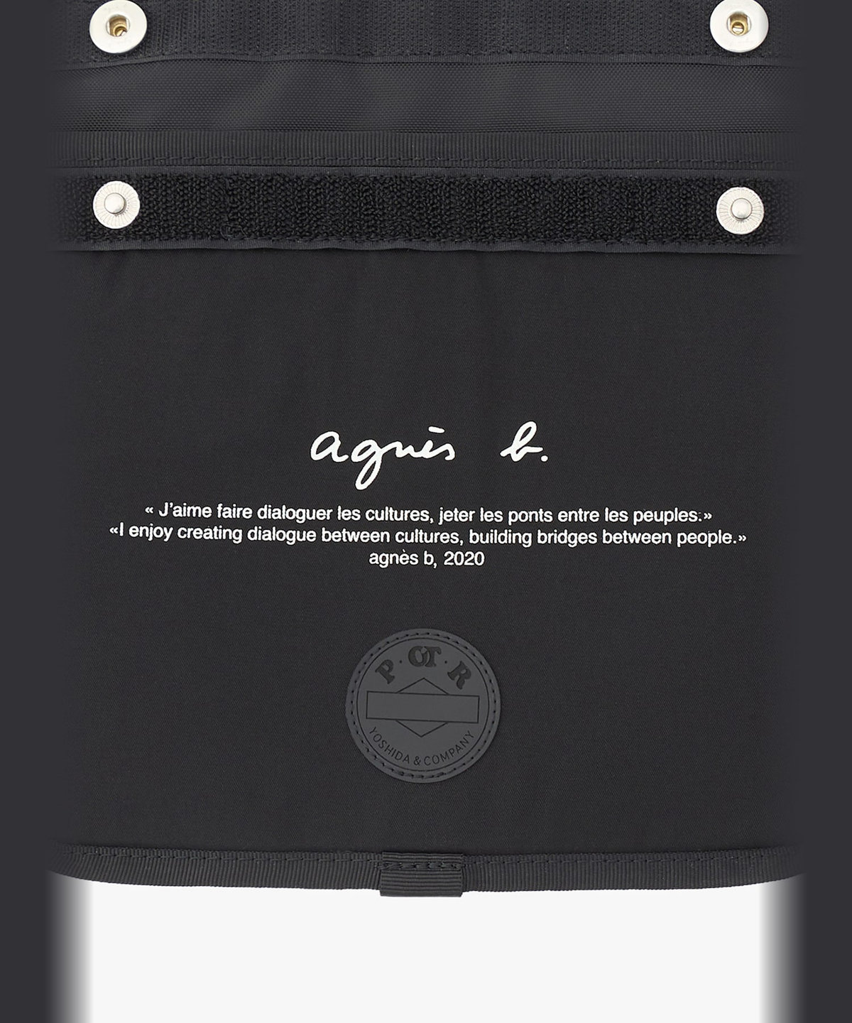 VOYAGE メンズ バッグ＆ウォレット agnes b. x POTR 2WAY ヘルメットバッグ POTR01-01 ブラック