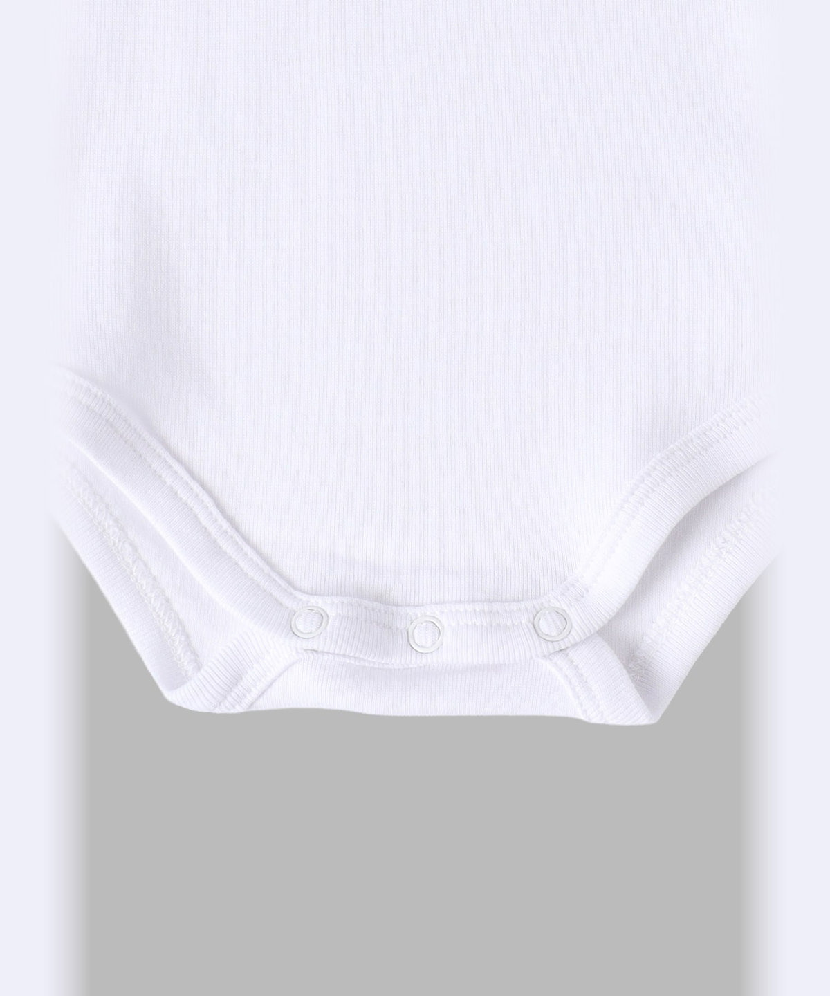 ENFANT ベビー ベビー ロゴ 刺繍 コットン 半袖 コンビネゾン ホワイト