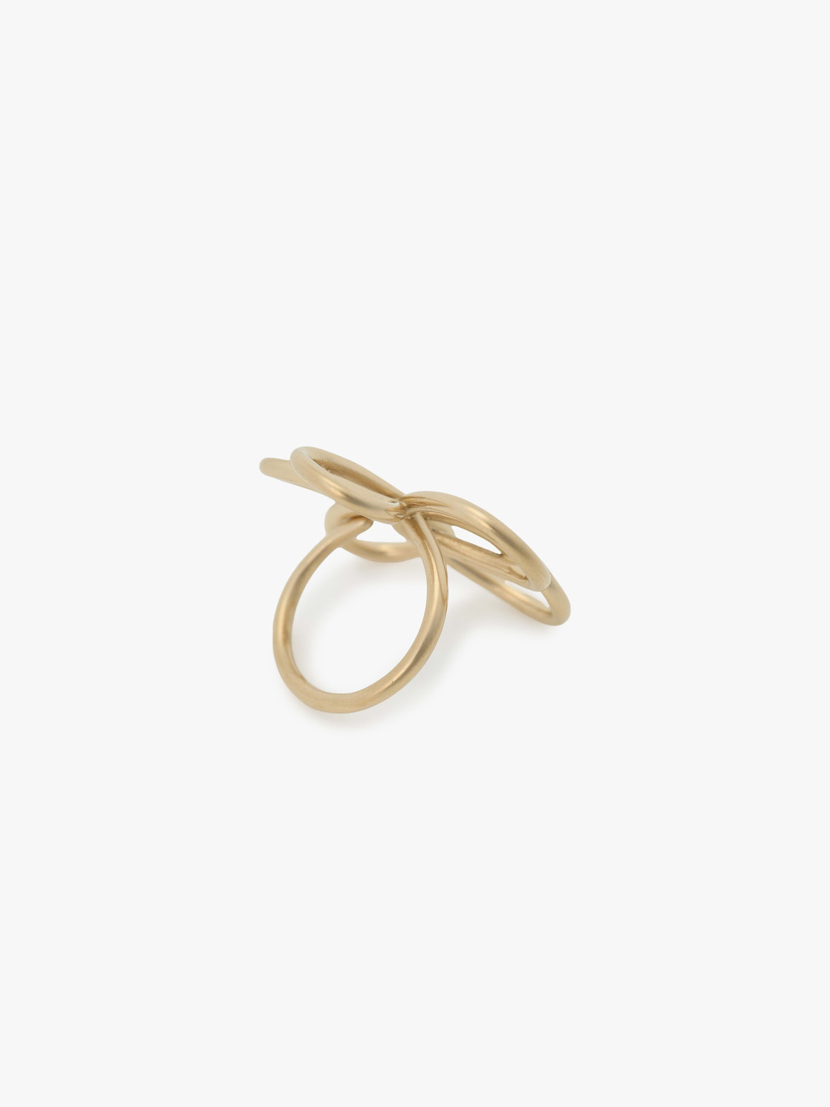 To b. by agnès b. 【Outlet】フラワー リング ゴールド