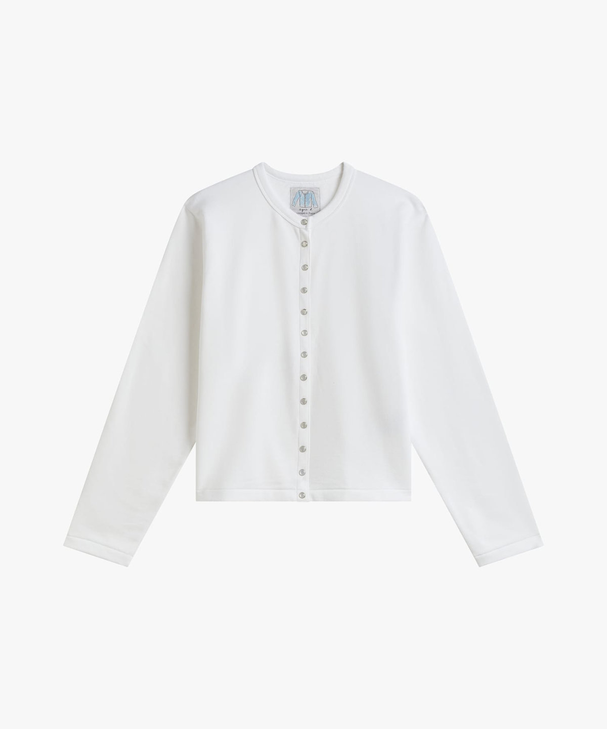 FEMME ウィメンズ CARDIGAN PRESSIONS ホワイト