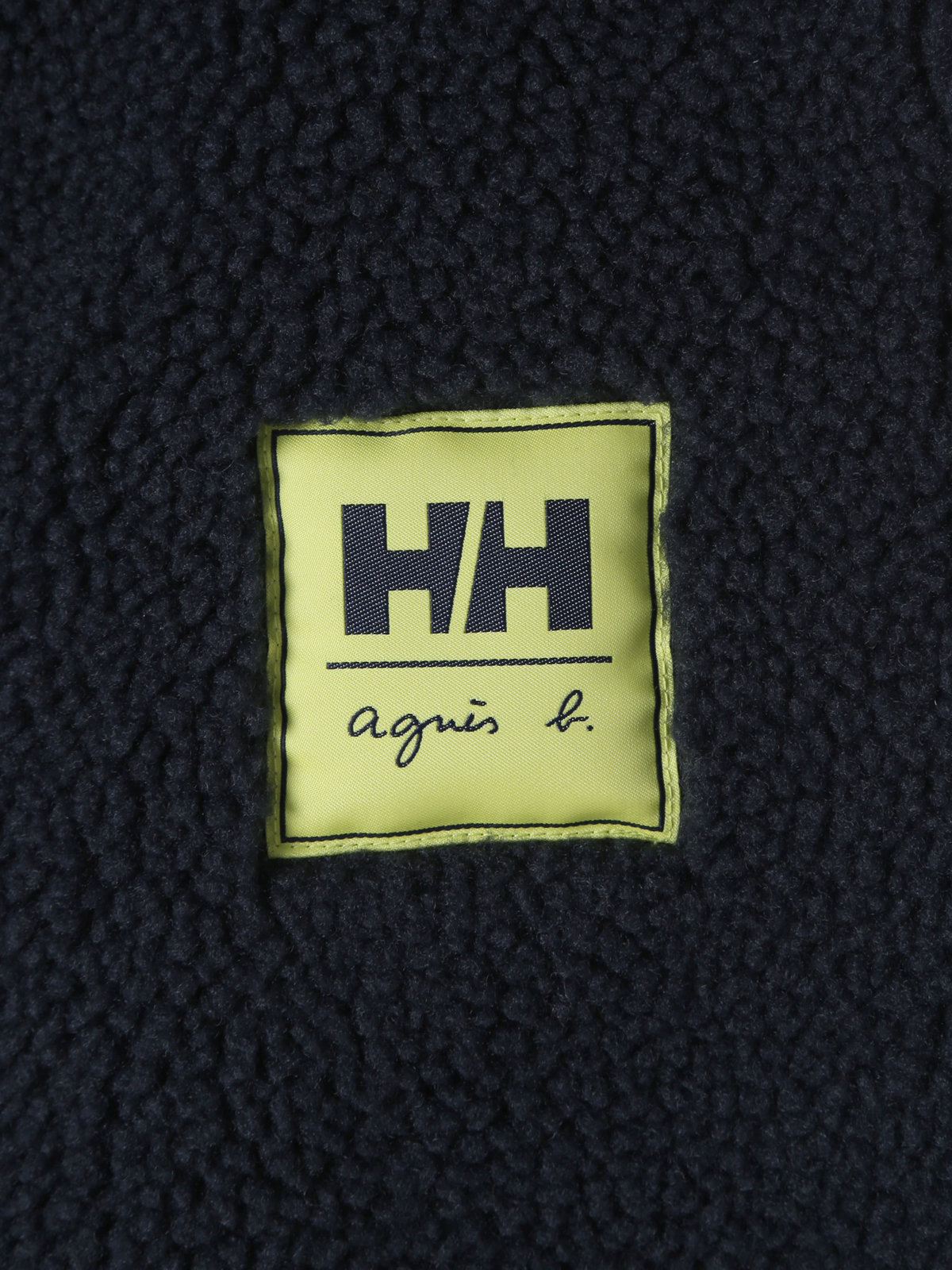 FEMME ウィメンズ agnes b. x HELLY HANSEN コウデンシ ファイバーパイル ベスト ネイビー