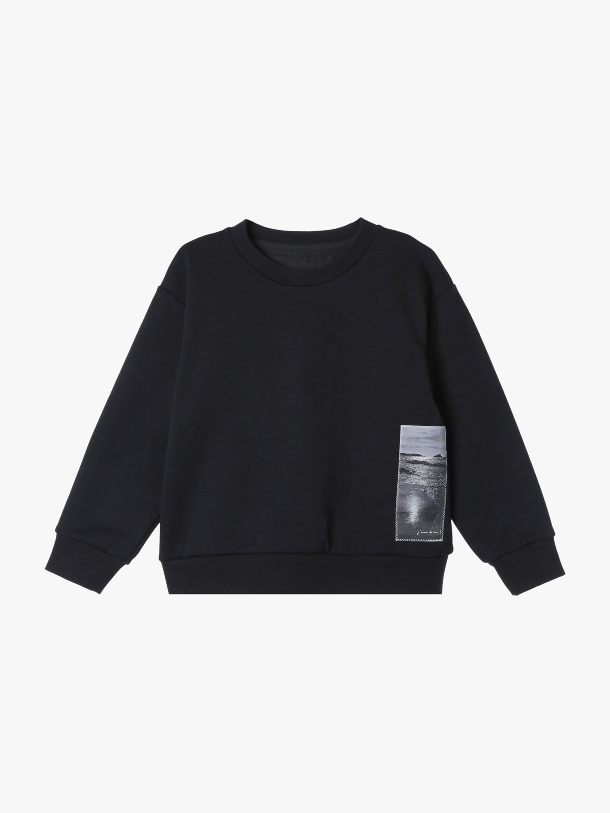 ENFANT ユニセックス K agnes b.×HH LIFA Merino Sweat Crew ブラック