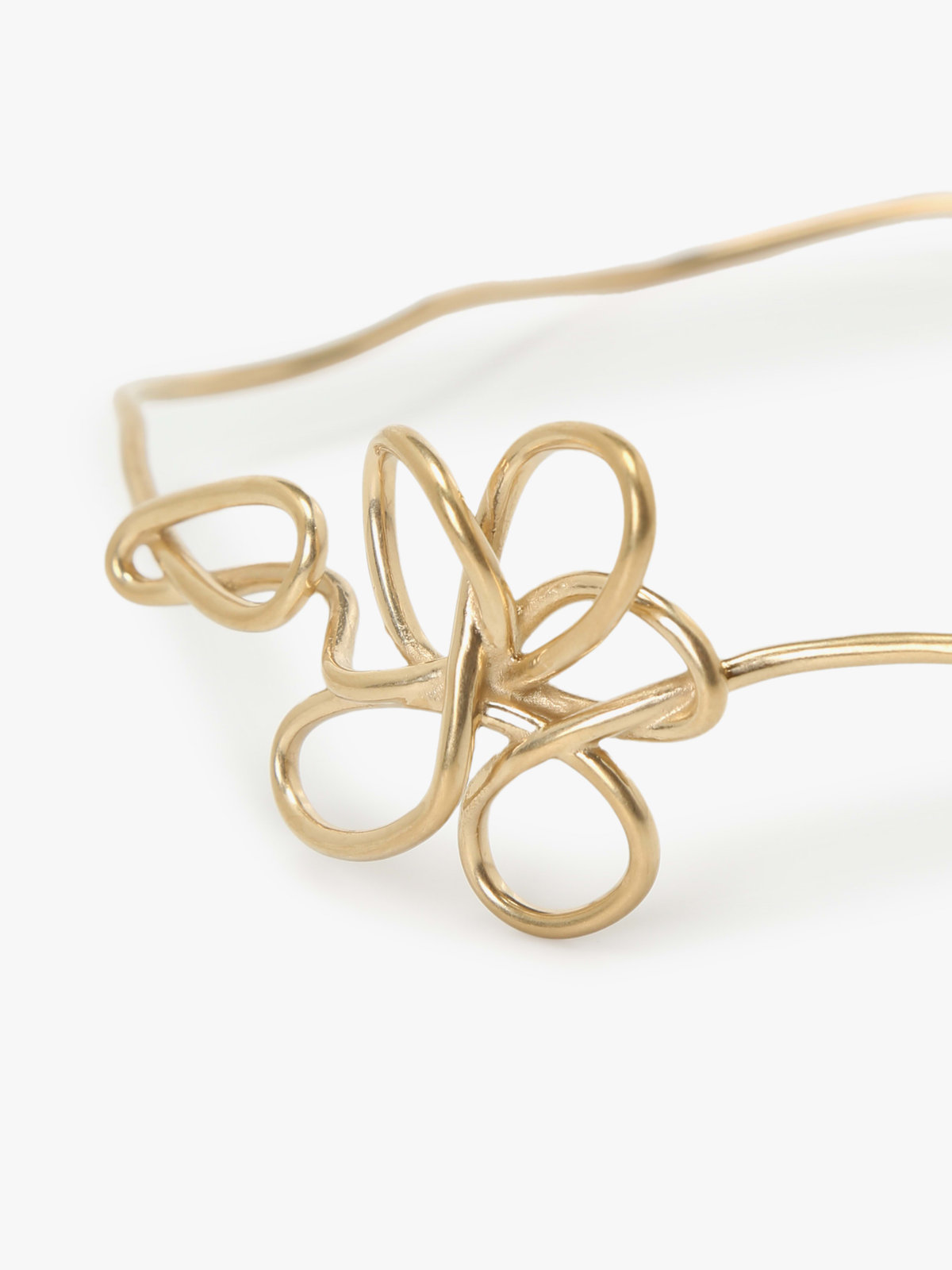 To b. by agnès b. 【Outlet】フラワー チョーカー ゴールド