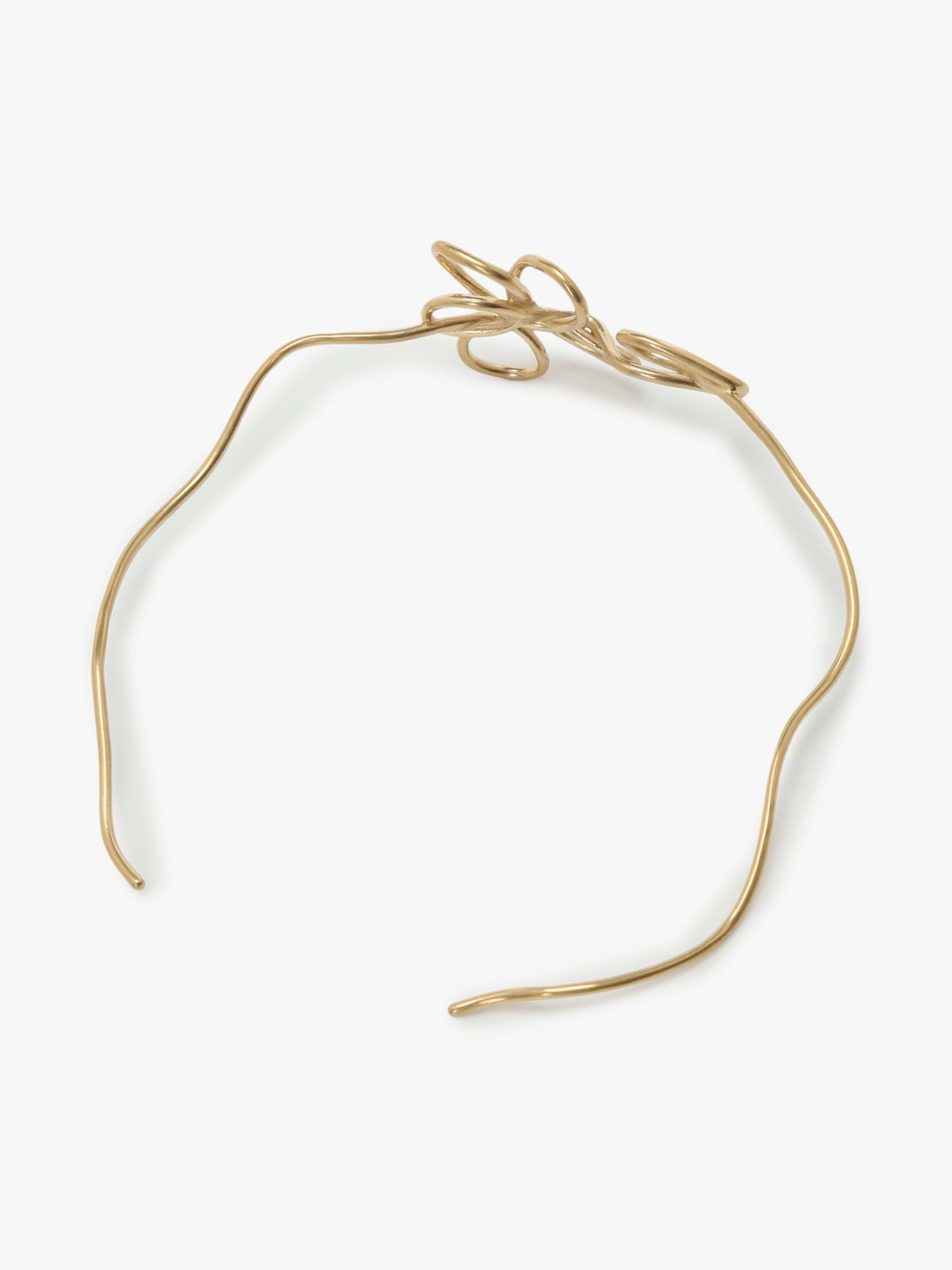 To b. by agnès b. 【Outlet】フラワー チョーカー ゴールド