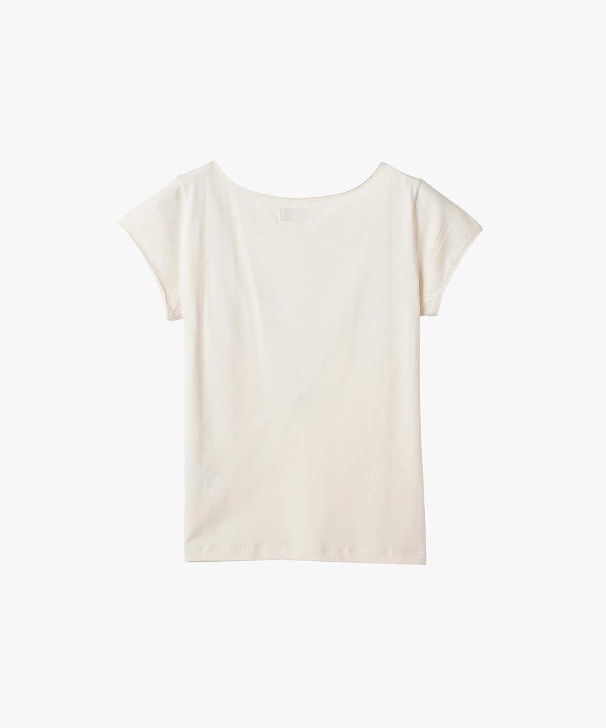 FEMME ウィメンズ プリント オーガニックコットン 半袖 Tシャツ "Australie" ホワイト
