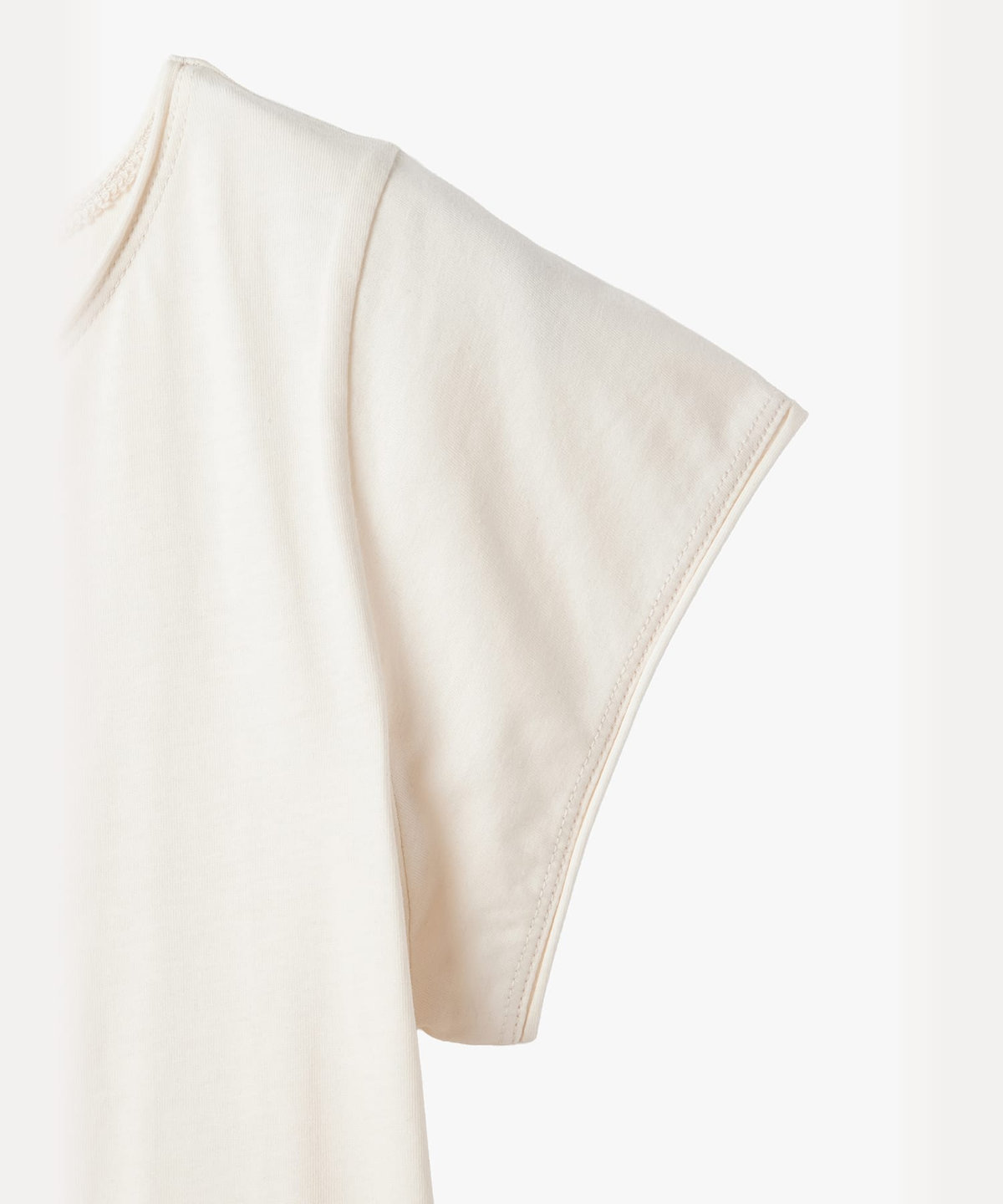 FEMME ウィメンズ プリント オーガニックコットン 半袖 Tシャツ "Australie" ホワイト