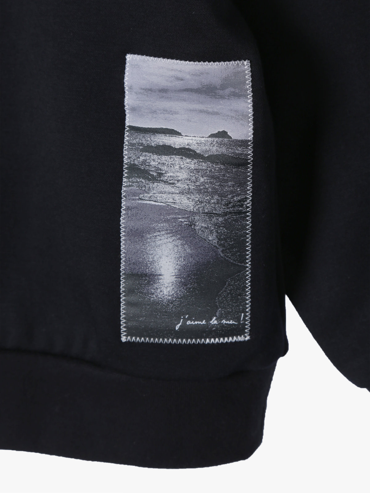 ENFANT ユニセックス K agnes b.×HH LIFA Merino Sweat Crew ブラック