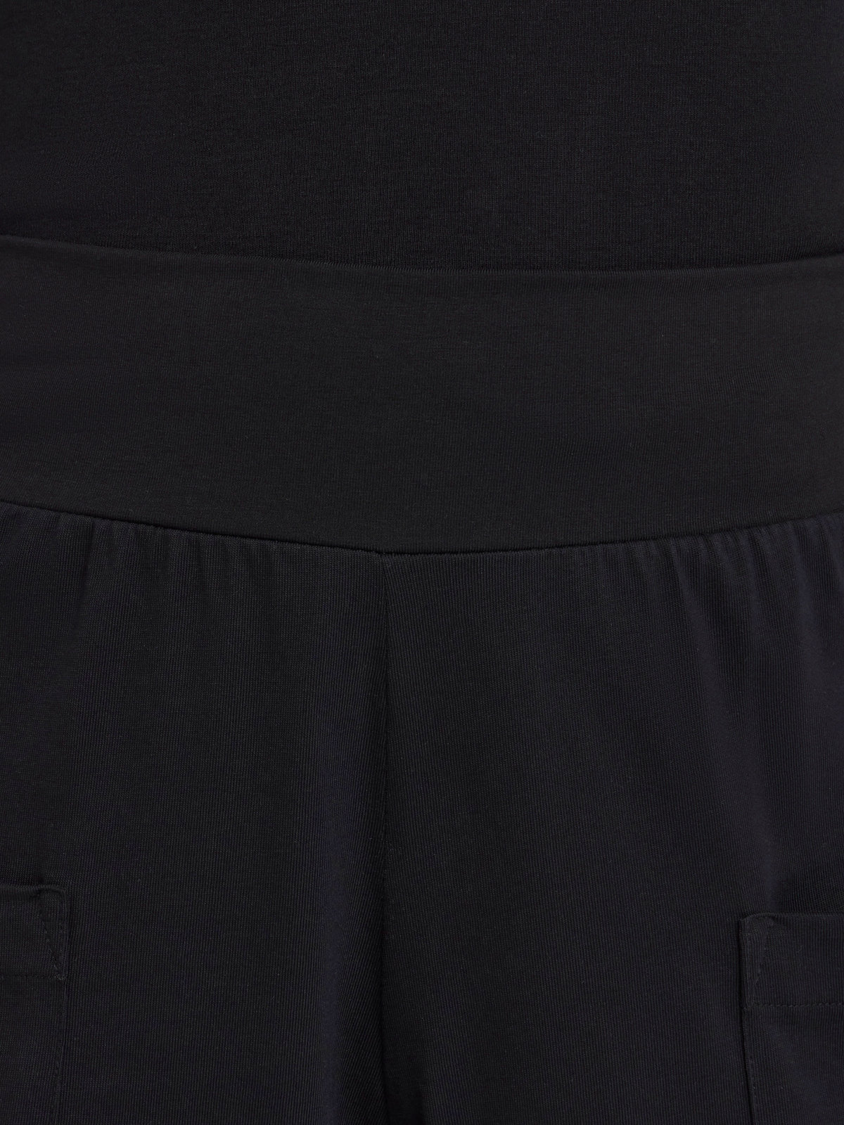 FEMME ウィメンズ コットン ジャージー ワイドパンツ ”New Mathis” ブラック