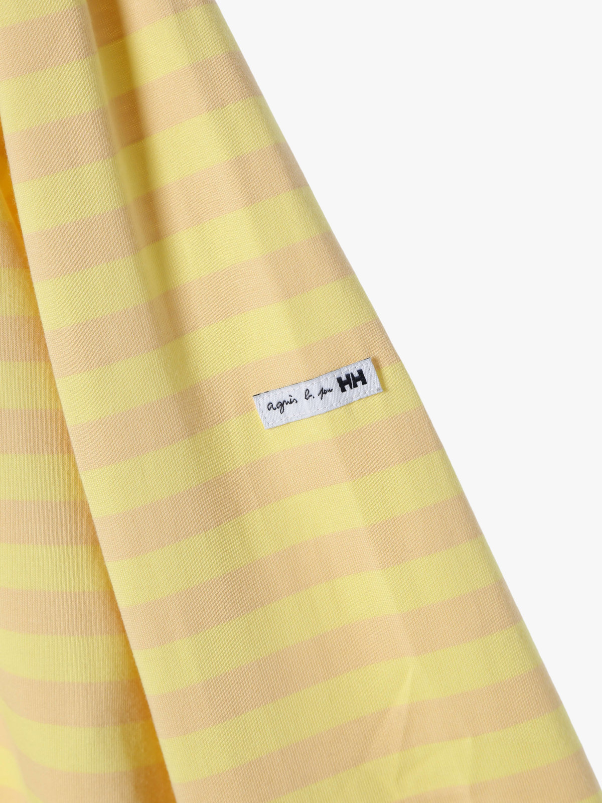 FEMME ウィメンズ agnes b. × HH L/S Marine Border Tee ゴールド
