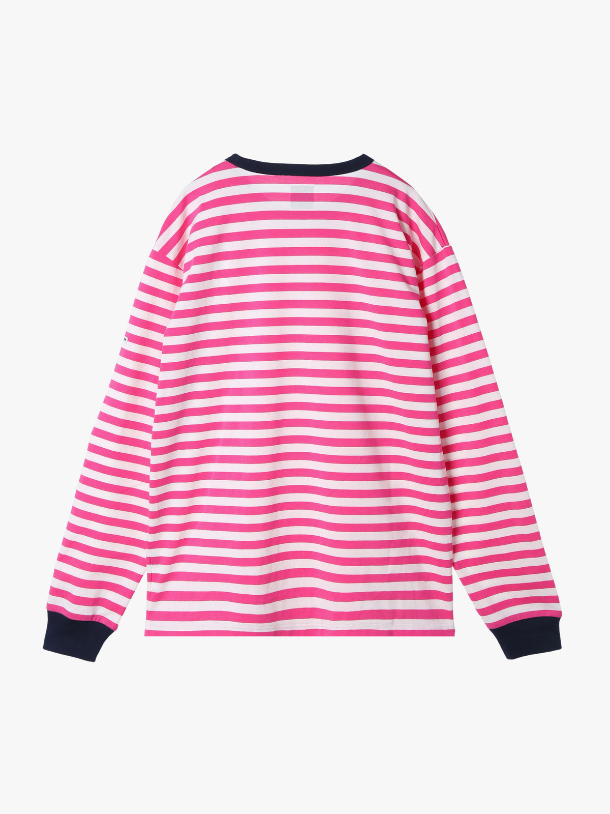 FEMME ウィメンズ agnes b. × HH L/S Marine Border Tee ピンク