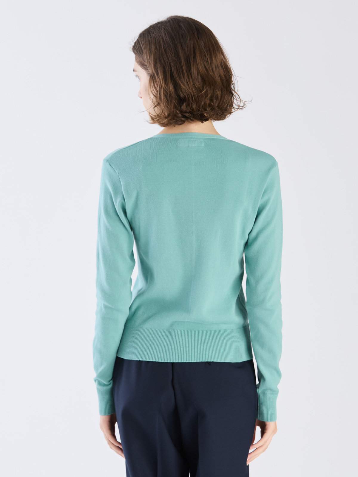 FEMME ウィメンズ 【Outlet】J155 CARDIGAN Vネックカーディガン グリーン