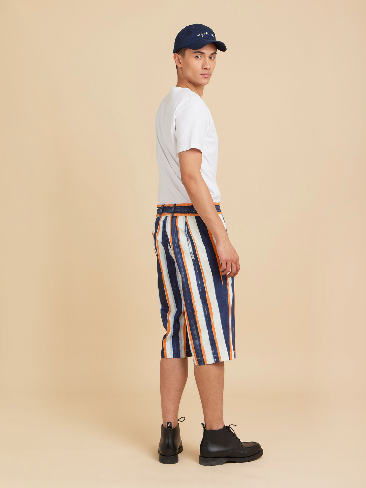 HOMME メンズ 【Outlet】RD44 BERMUDA バミューダパンツ ネイビー