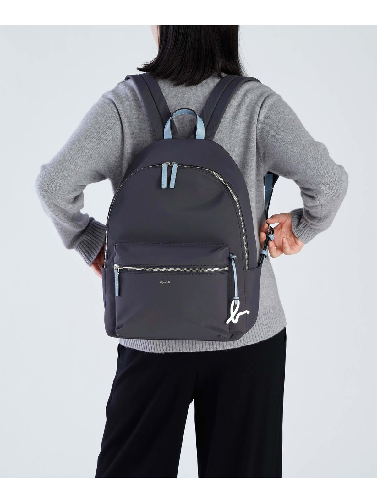 VOYAGE ウィメンズ バッグ＆ウォレット ナイロン ラージ バックパック"Adele"  ZAS10-04 ブルー