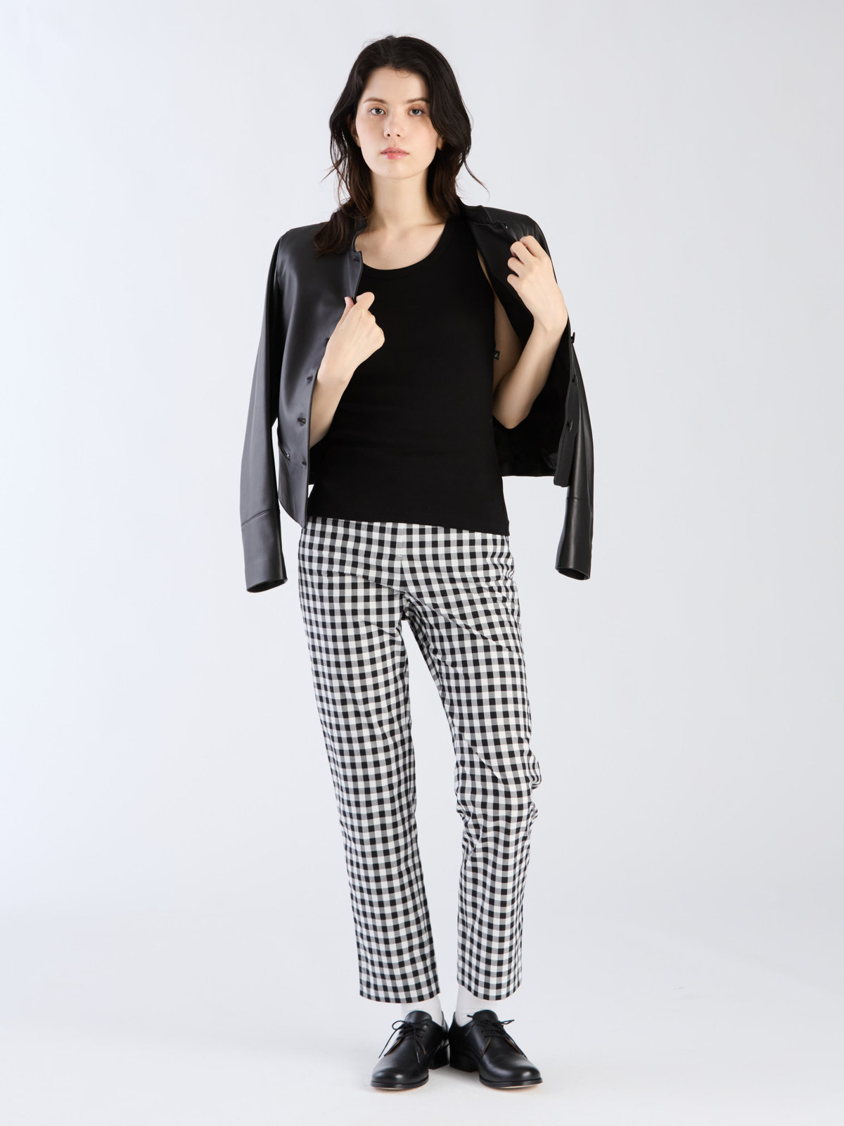 FEMME ウィメンズ コットン タンクトップ ブラック