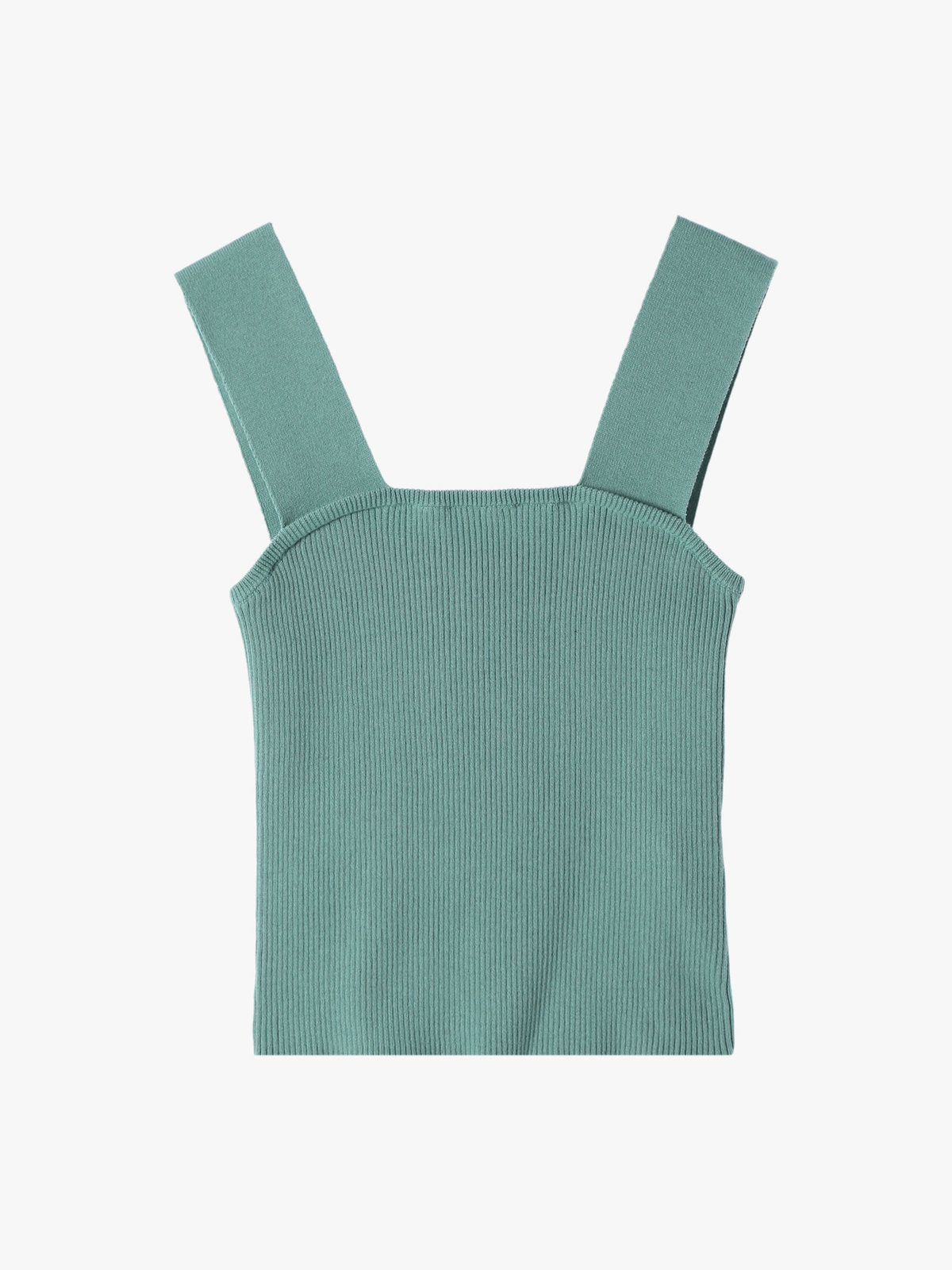 To b. by agnès b. 【Outlet】コットンリブタンクトップ グリーン系その他