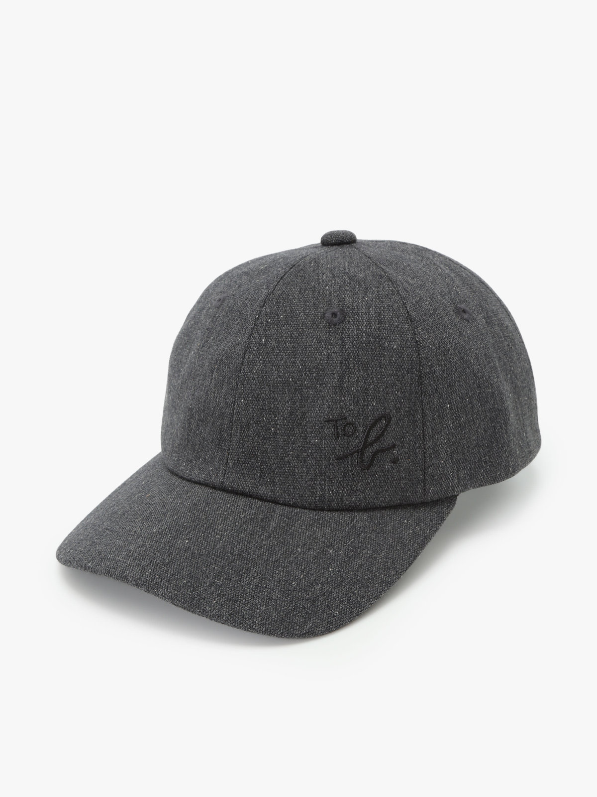 To b. by agnès b. 【Outlet】"To b."ロゴ刺繍 キャップ グレー