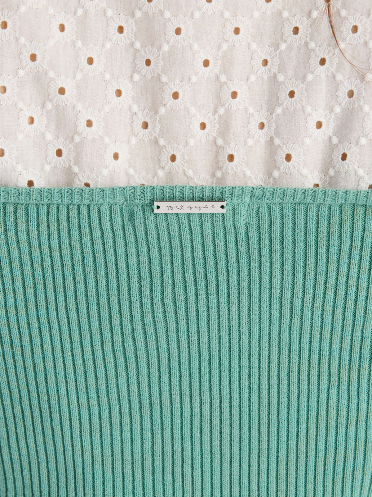 To b. by agnès b. 【Outlet】コットンリブタンクトップ グリーン系その他