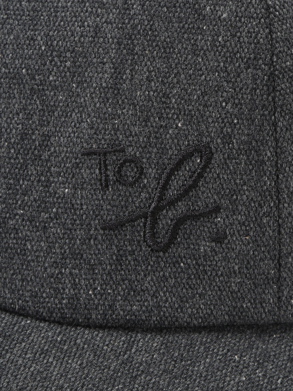 To b. by agnès b. 【Outlet】"To b."ロゴ刺繍 キャップ グレー