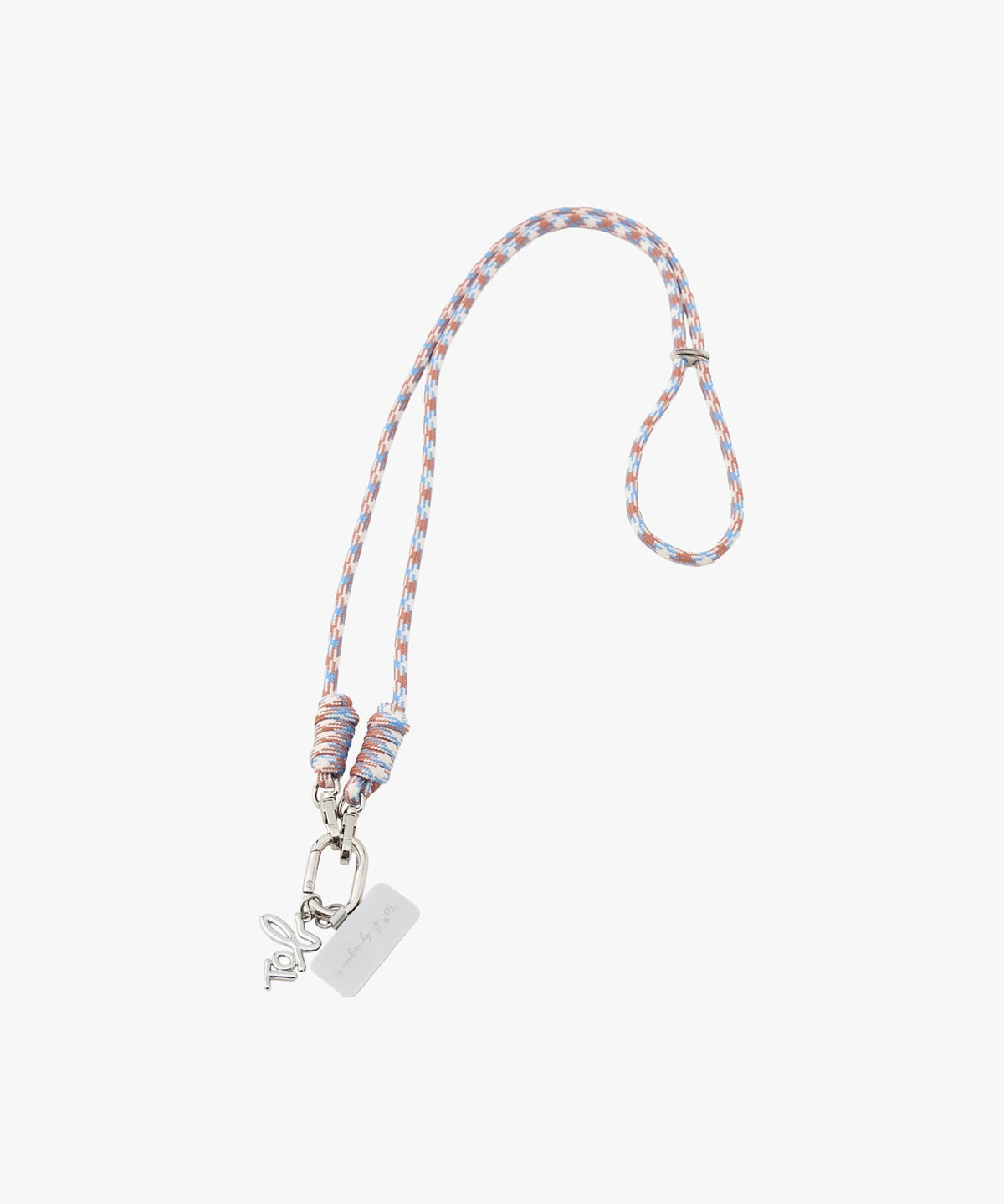 To b. by agnès b. モバイル ショルダーストラップ＆ハンドルストラップ セット ブルー