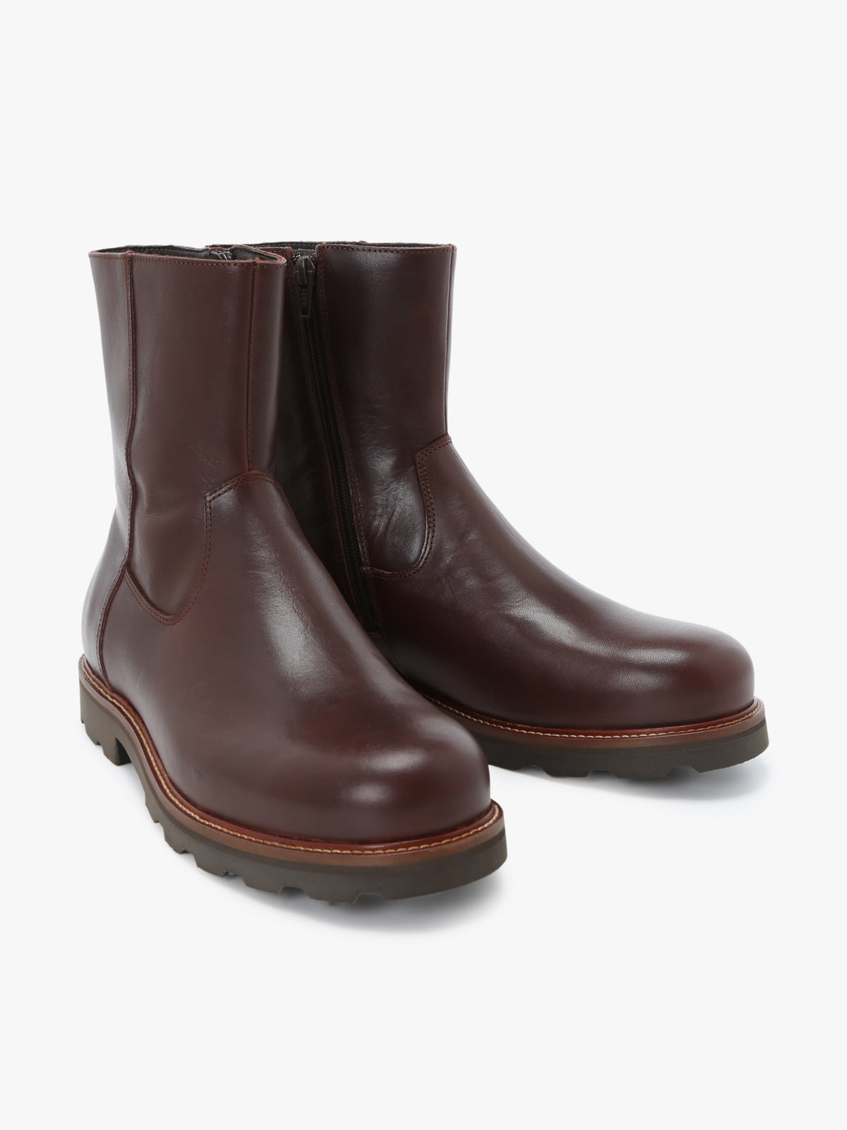 HOMME メンズ メンズ レザー ブーツ ”Indiana” レッド系その他