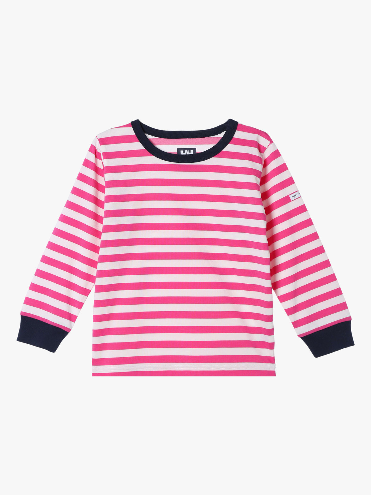 ENFANT ユニセックス K agnes b. × HH L/S Marine Border Tee ピンク