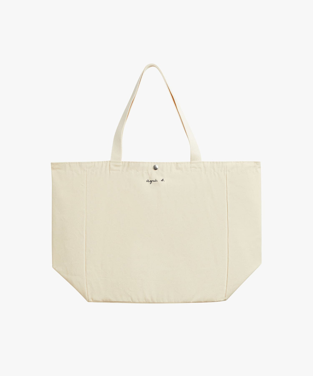 FEMME ウィメンズ フォトプリント コットン キャンバス トートバッグ "Nice" ホワイト