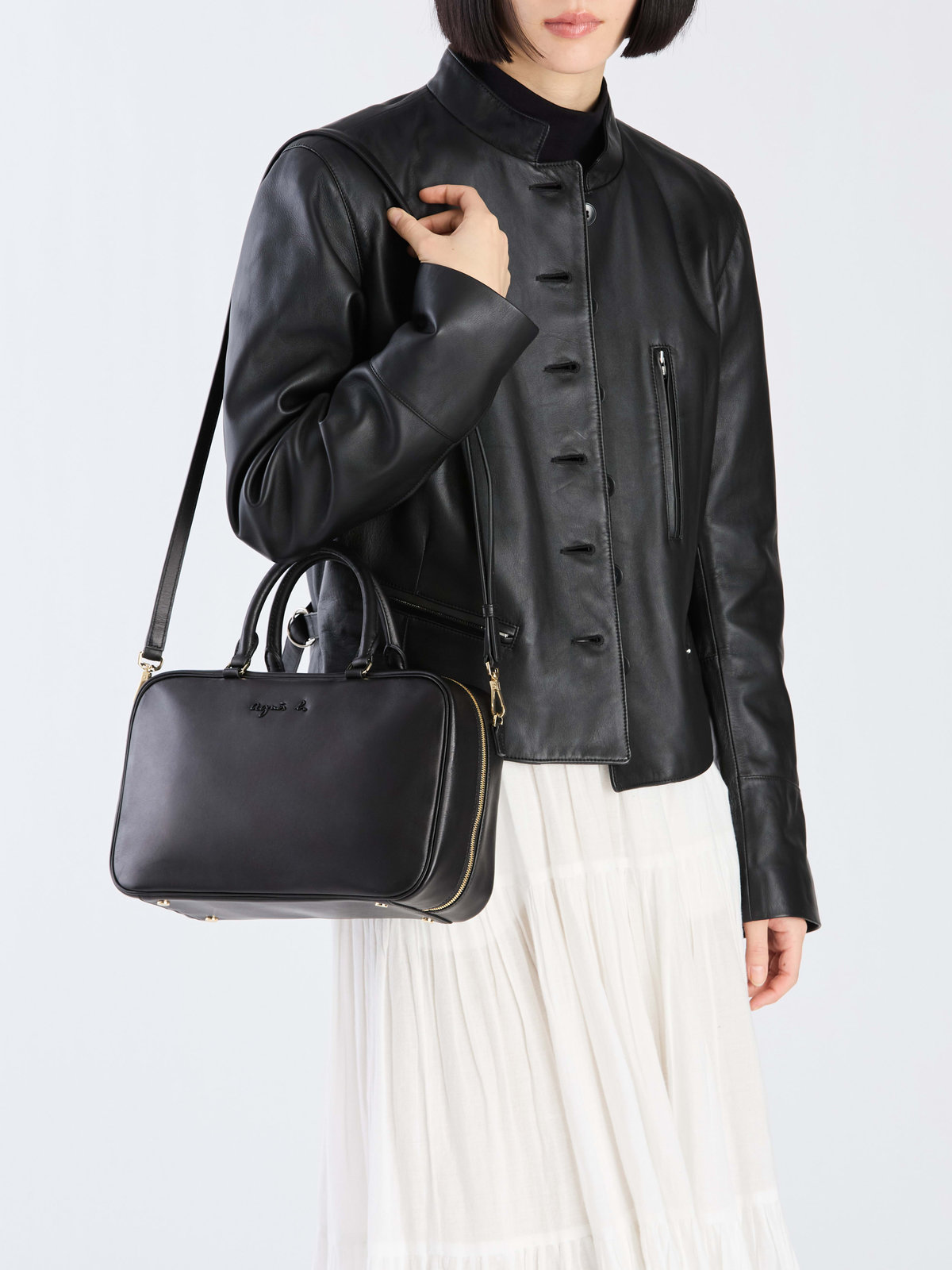 VOYAGE ウィメンズ バッグ＆ウォレット レザー 2way ボストンバッグ”Carole” YAS02-03 ブラック