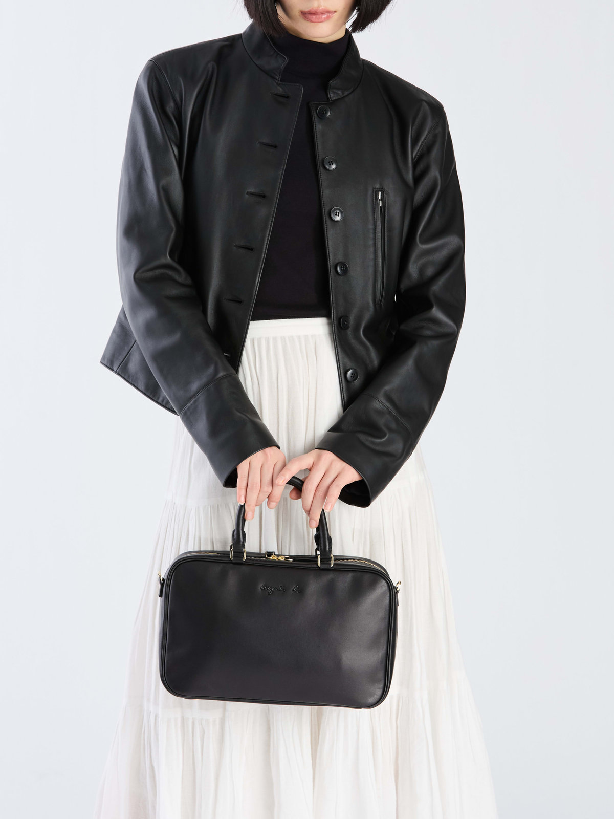 VOYAGE ウィメンズ バッグ＆ウォレット レザー 2way ボストンバッグ”Carole” YAS02-03 ブラック