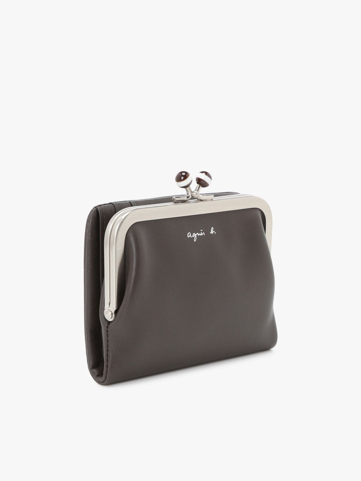 VOYAGE ウィメンズ バッグ＆ウォレット レザー がま口 ミニ ウォレット ”Irene” PAW07-06 ブラウン系その他