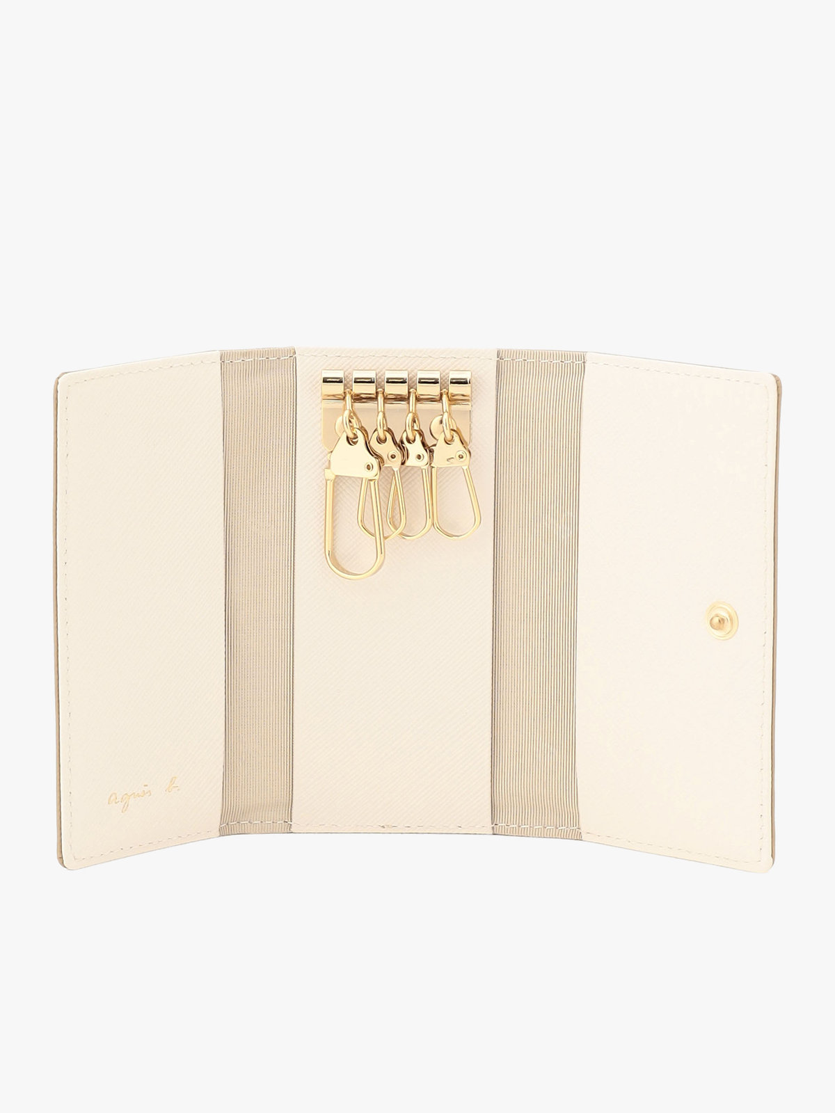 VOYAGE ウィメンズ バッグ＆ウォレット レザー キーケース "Erika" QAW05-07 ベージュ