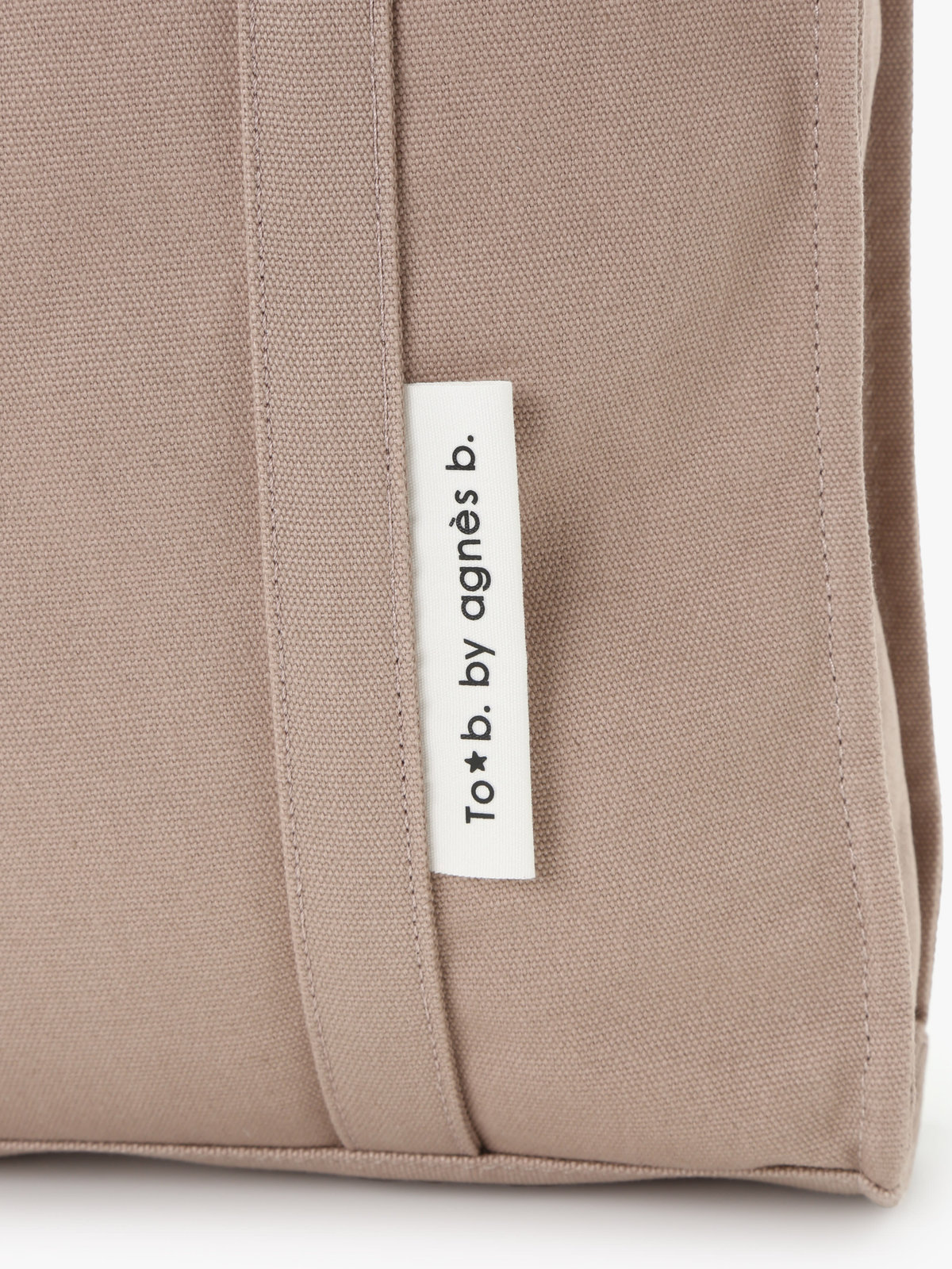 To b. by agnès b. 【Outlet】コットン キャンバス トートバッグ ピンク