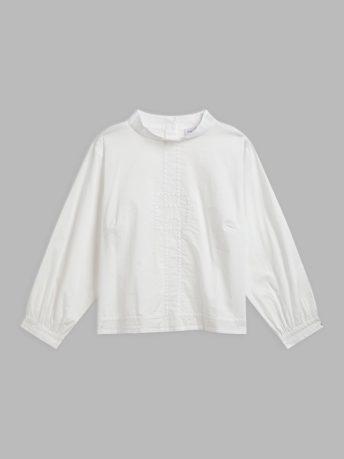 FEMME ウィメンズ 【Outlet】AM06 HAUT ノーカラーブラウス ホワイト