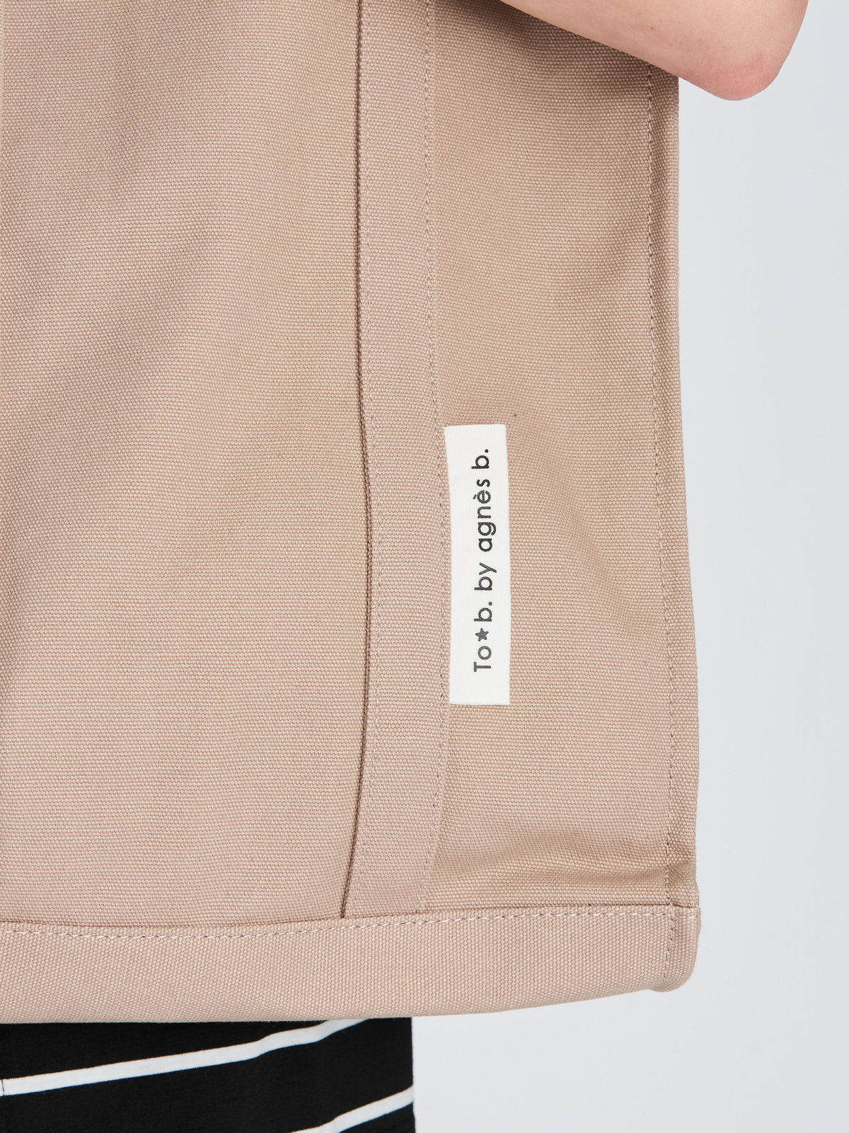 To b. by agnès b. 【Outlet】コットン キャンバス トートバッグ ピンク