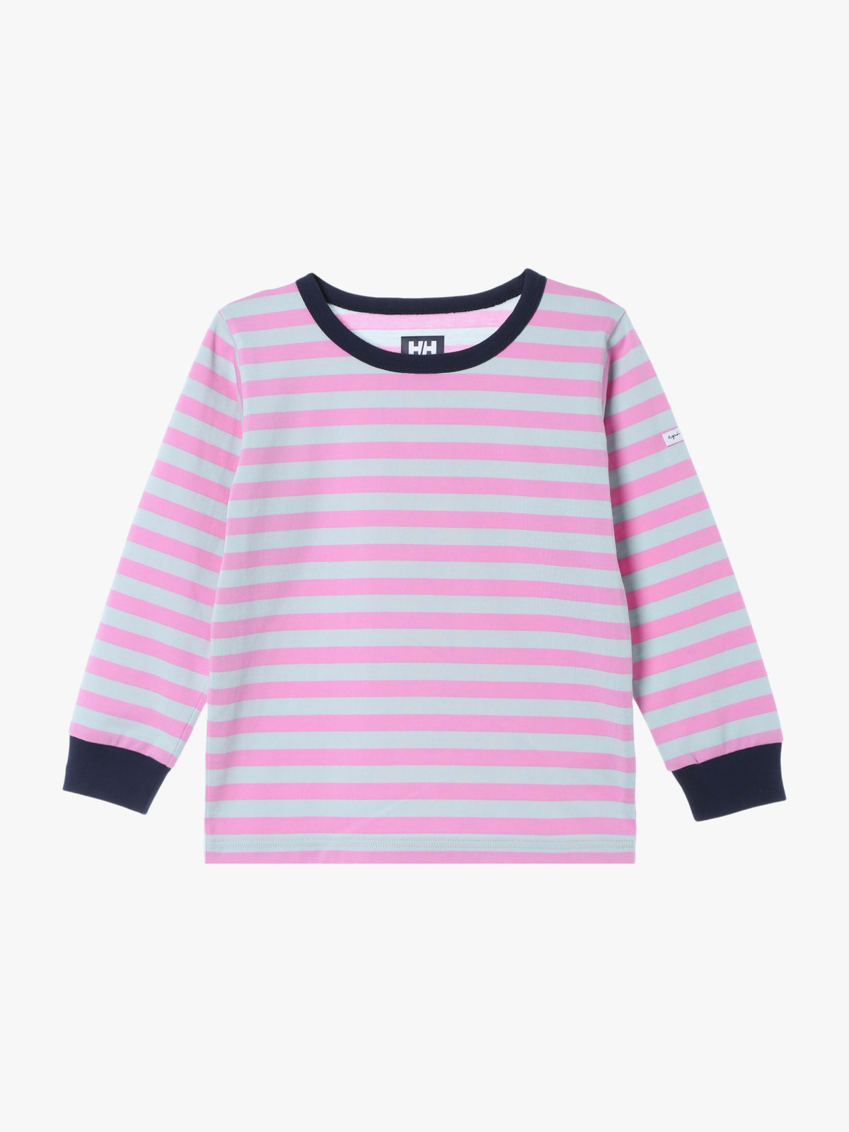 ENFANT ユニセックス K agnes b. × HH L/S Marine Border Tee ライトブルー